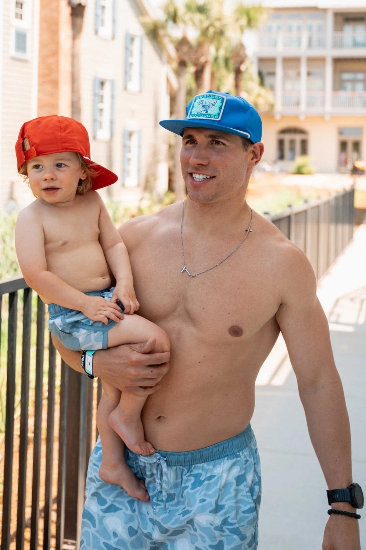 Seaside Camo Swim Trunks